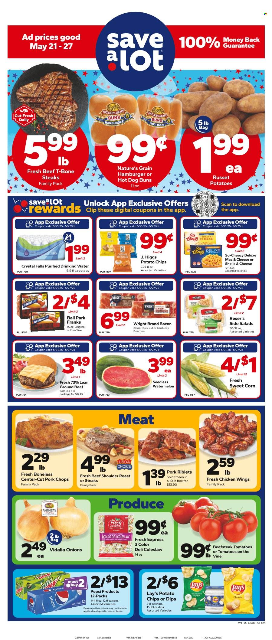 Save a Lot ad - 05/21/2025 - 05/27/2025. Page 1
