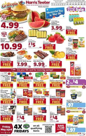 Harris Teeter Flyer - 05/21/2025 - 05/27/2025.
