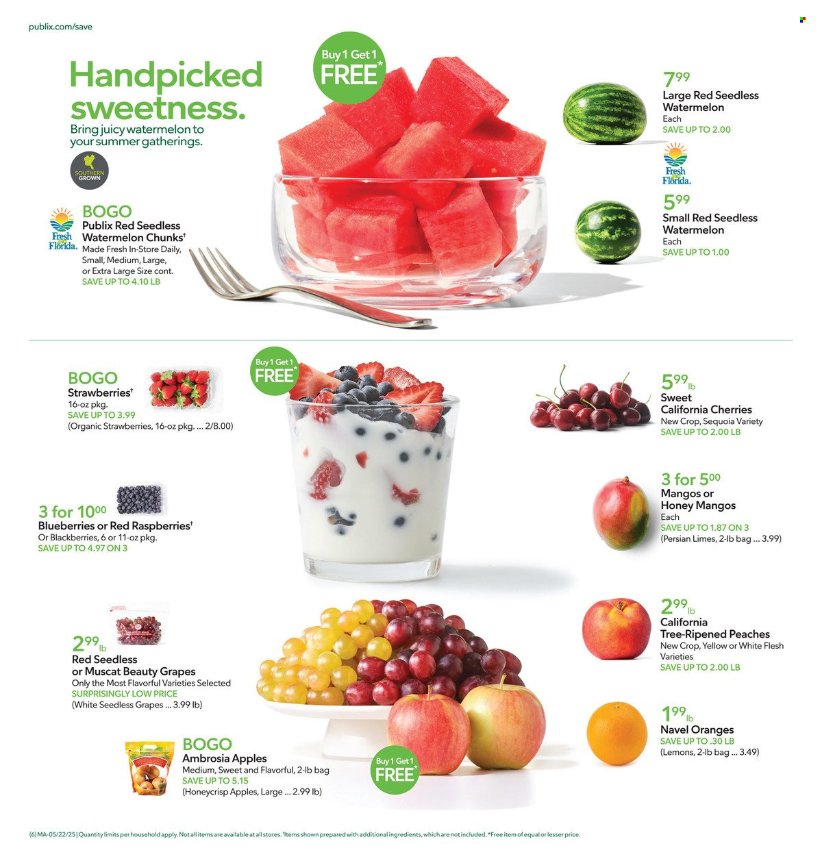 Publix ad - 05/22/2025 - 05/28/2025. Page 6