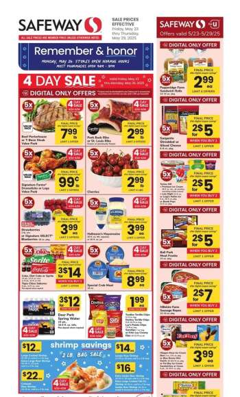 Safeway Flyer - 05/23/2025 - 05/29/2025.