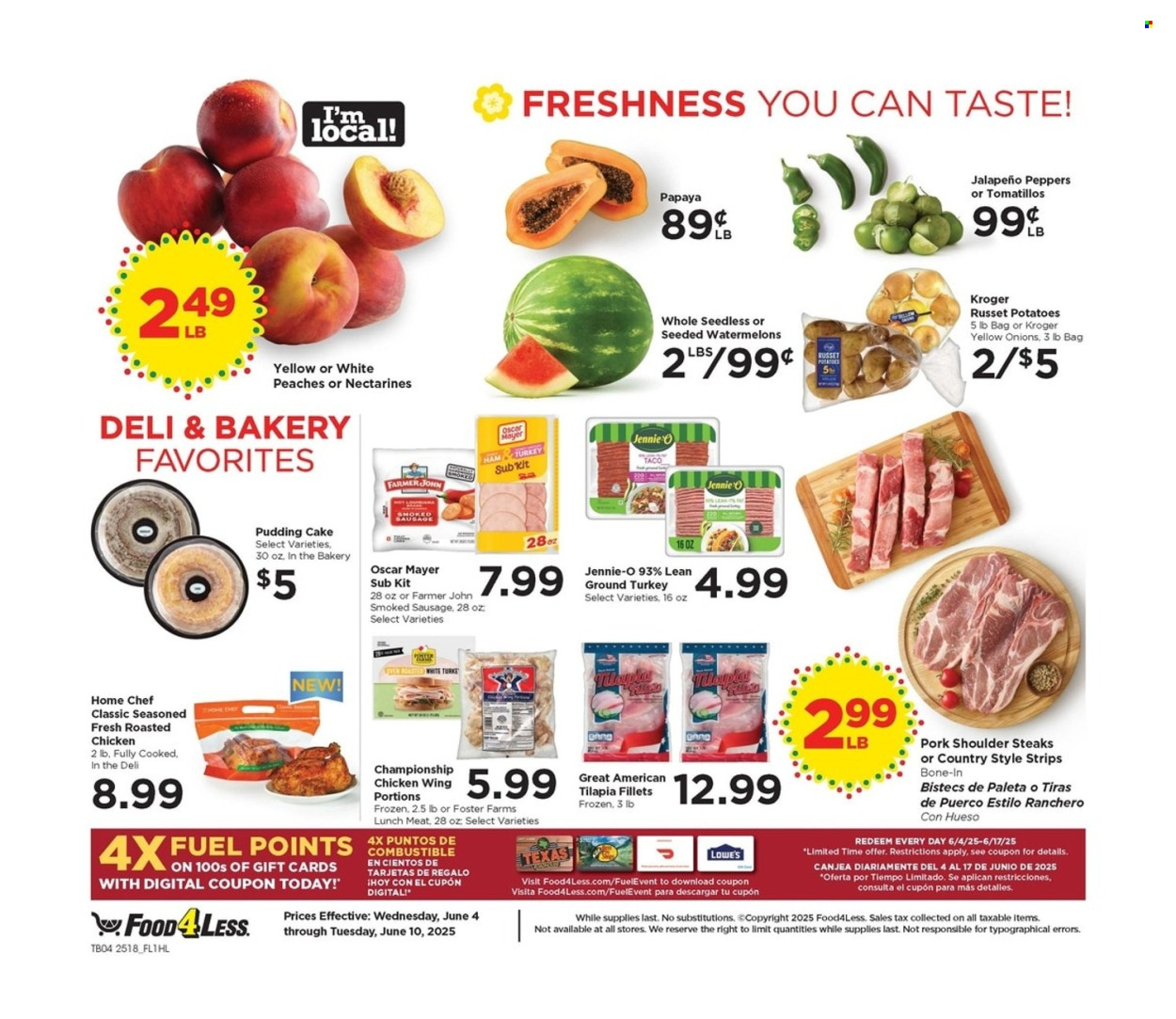 Food 4 Less ad - 06/04/2025 - 06/10/2025. Page 4