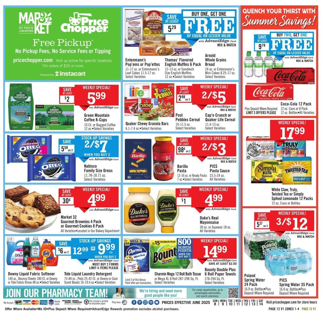 Price Chopper ad - 06/08/2025 - 06/14/2025. Page 12
