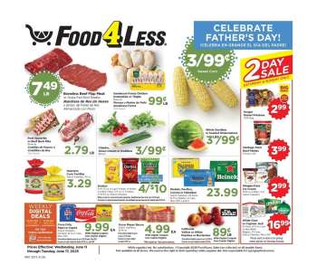 Food 4 Less Flyer - 06/11/2025 - 06/17/2025.