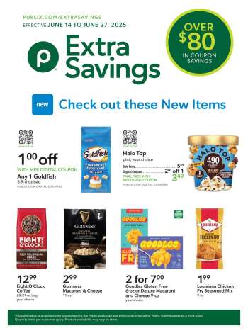 Publix Flyer - 06/14/2025 - 06/27/2025.