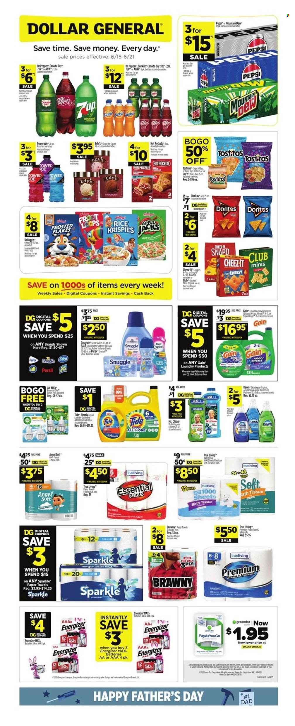 Dollar General ad - 06/15/2025 - 06/21/2025. Page 1