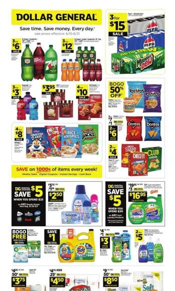 Dollar General Flyer - 06/15/2025 - 06/21/2025.
