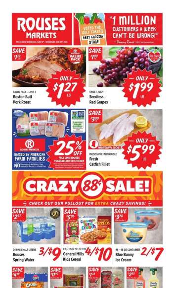 Rouses Markets Flyer - 06/18/2025 - 06/25/2025.
