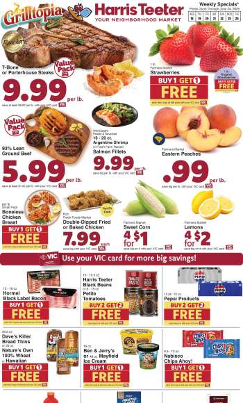 Harris Teeter Flyer - 06/18/2025 - 06/24/2025.