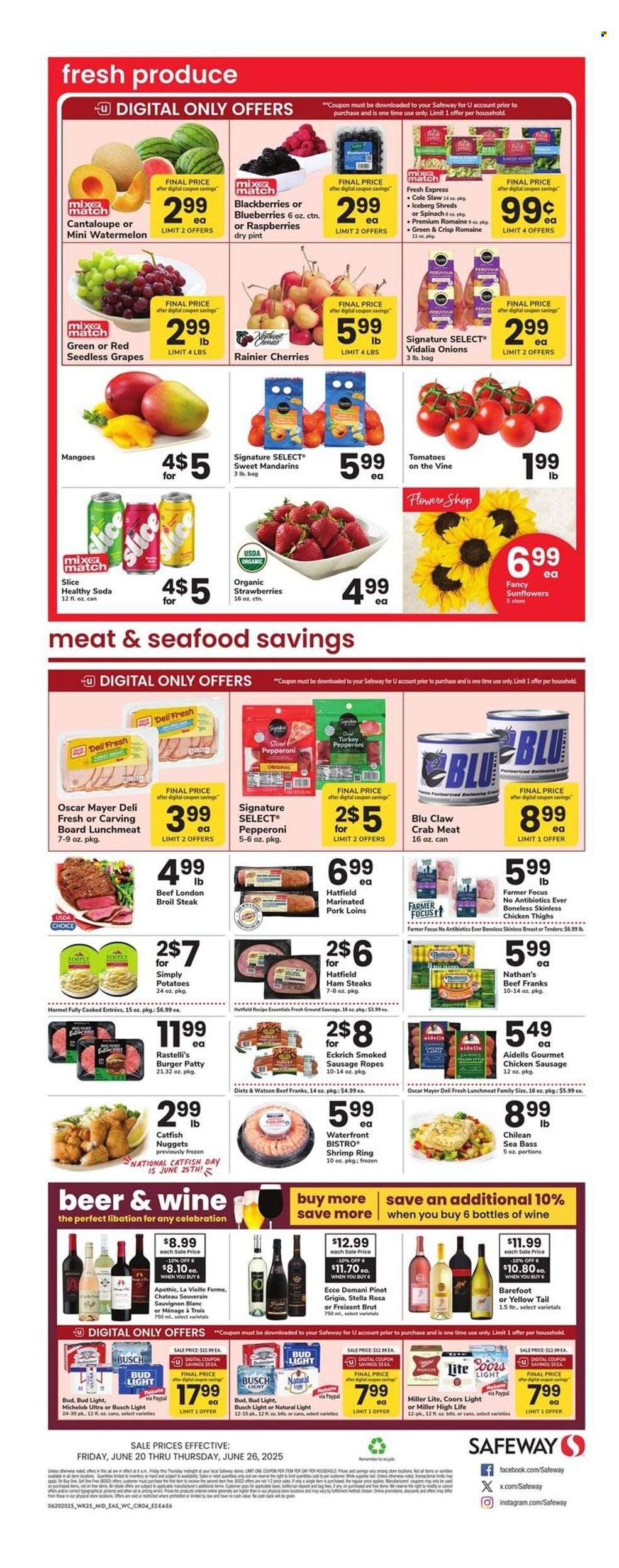 Safeway ad - 06/20/2025 - 06/26/2025. Page 4