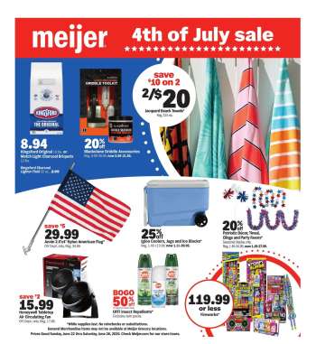 Meijer Flyer - 06/22/2025 - 06/28/2025.