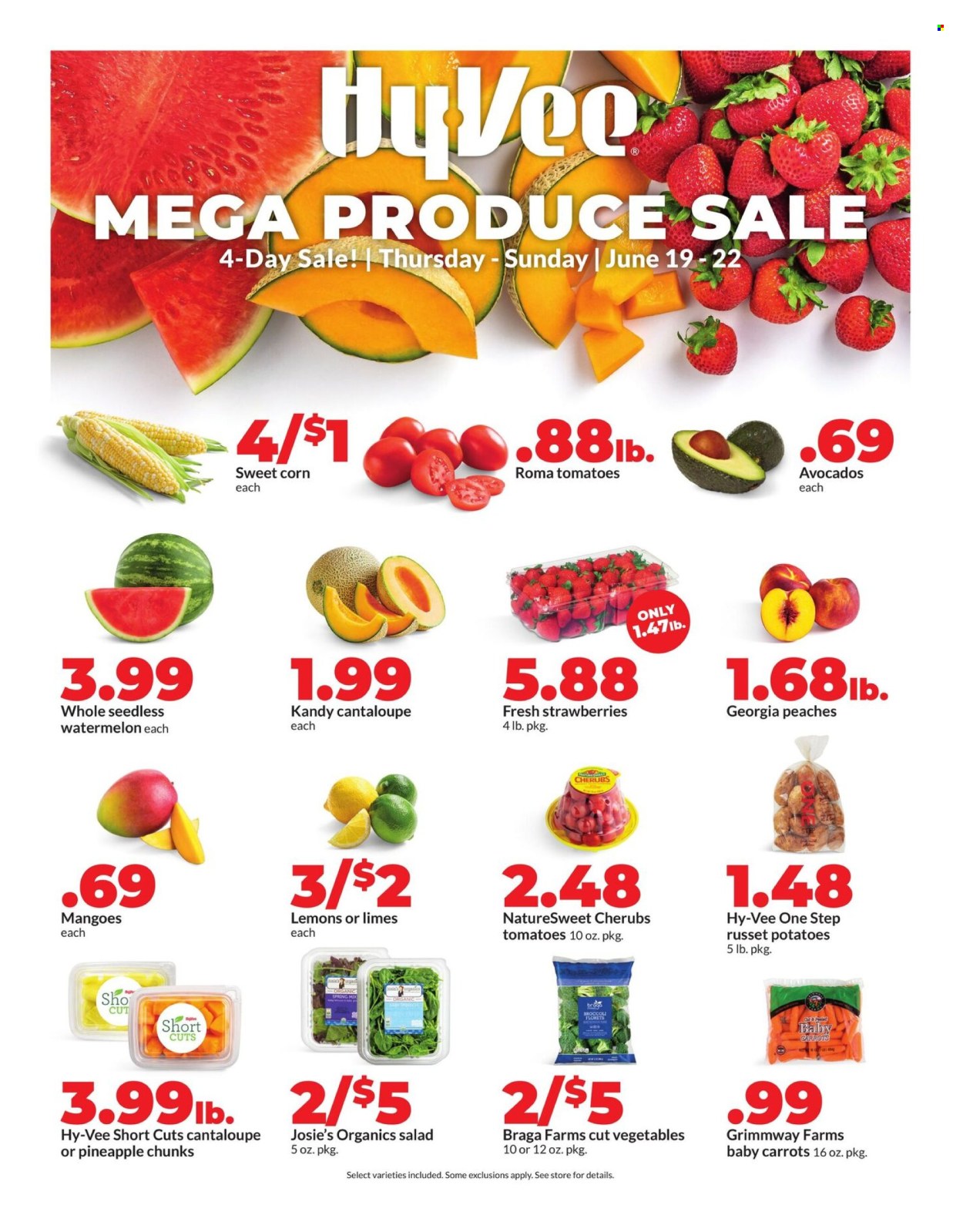 Hy-Vee ad - 06/19/2025 - 06/22/2025. Page 1