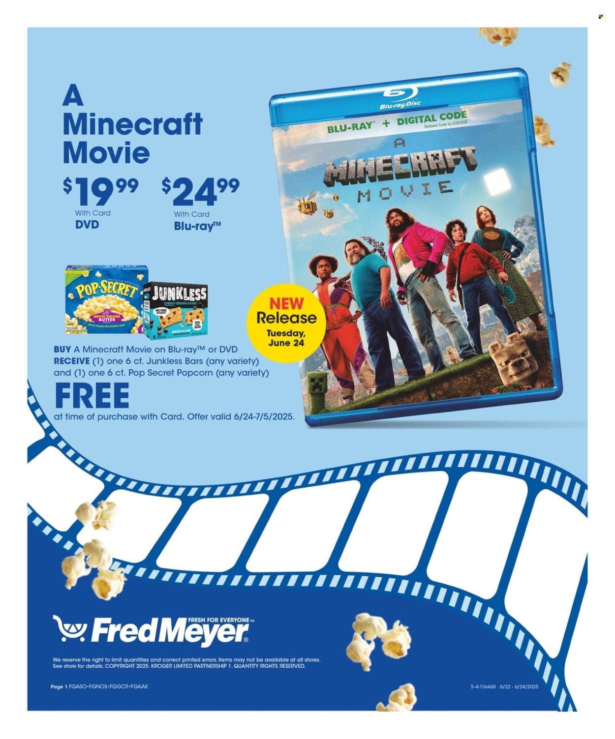 Fred Meyer ad - 06/22/2025 - 06/24/2025. Page 1