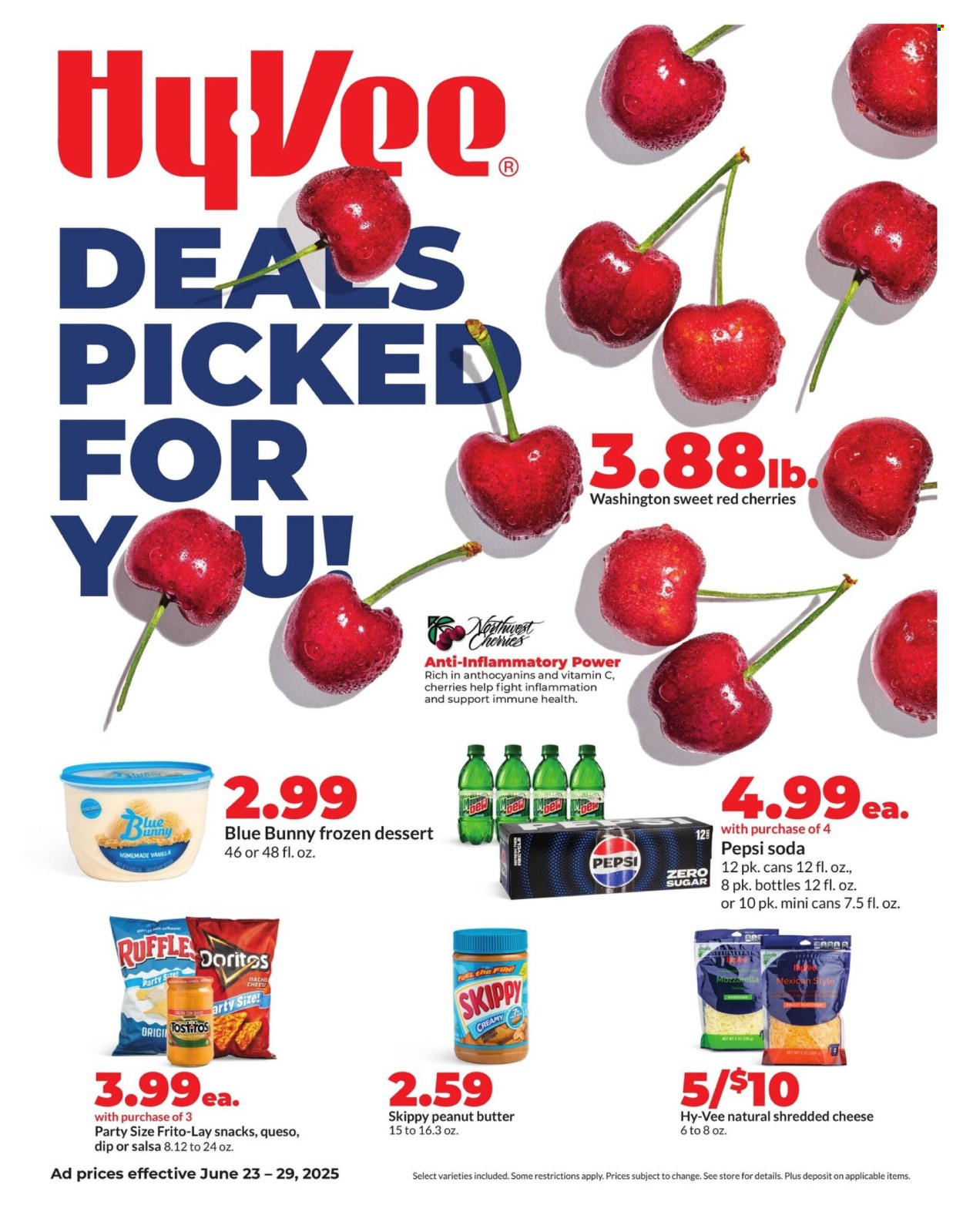 Hy-Vee ad - 06/23/2025 - 06/29/2025. Page 1
