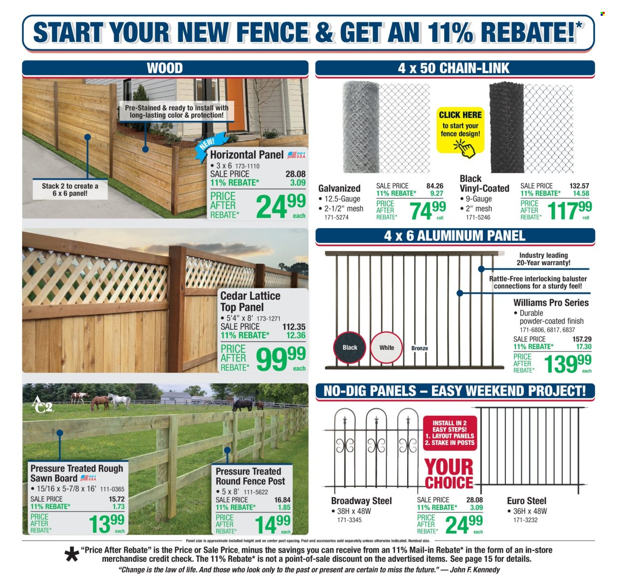 Menards ad - 06/26/2025 - 07/06/2025. Page 9