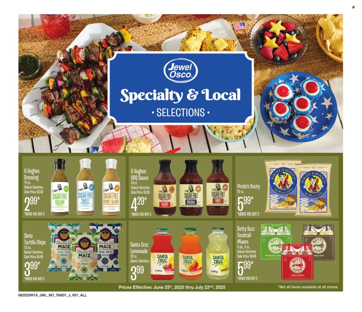 Jewel Osco ad - 06/25/2025 - 07/22/2025. Page 1