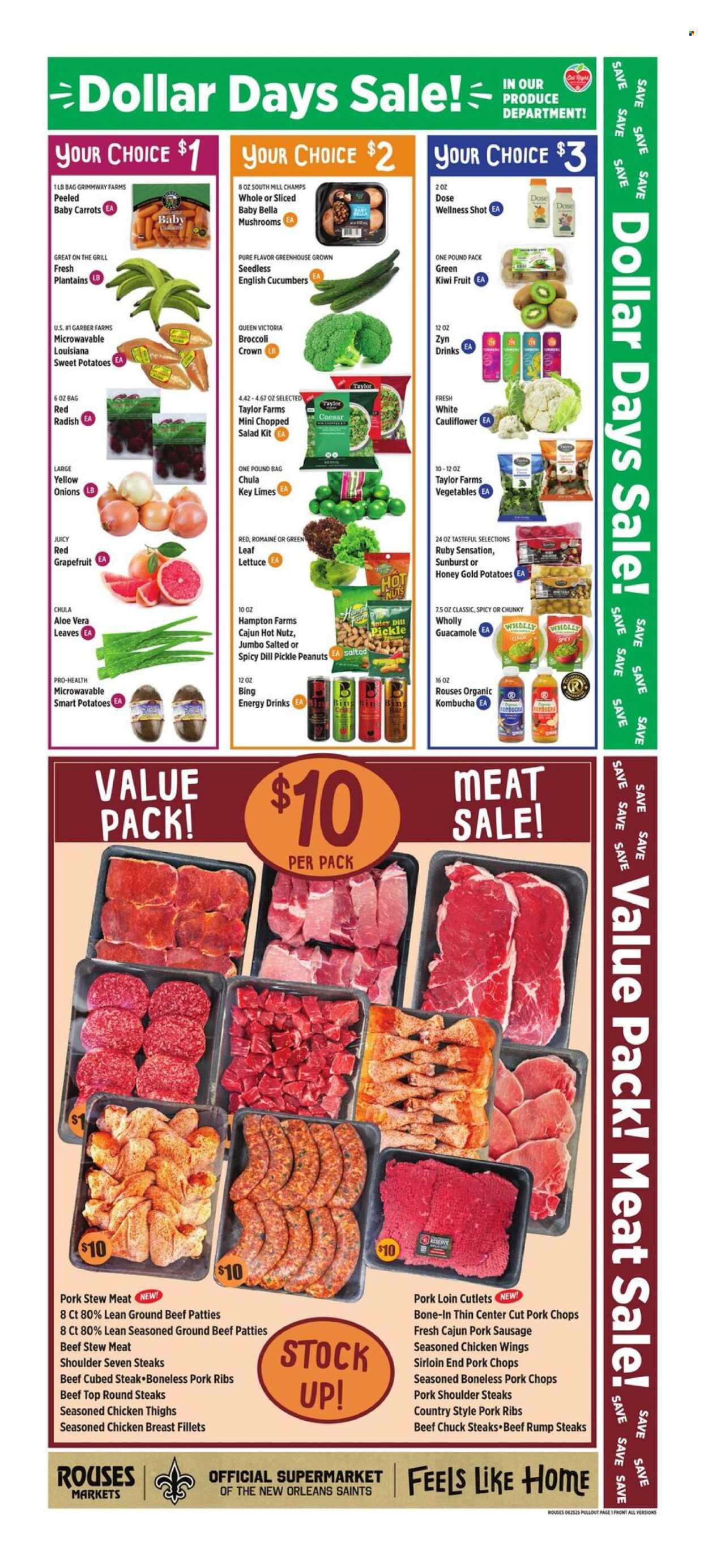 Rouses Markets ad - 06/25/2025 - 07/02/2025. Page 3