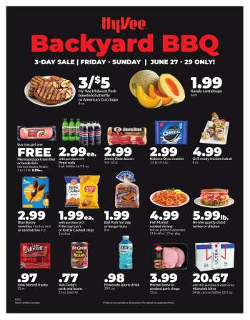 Hy-Vee Flyer - 06/27/2025 - 06/29/2025.
