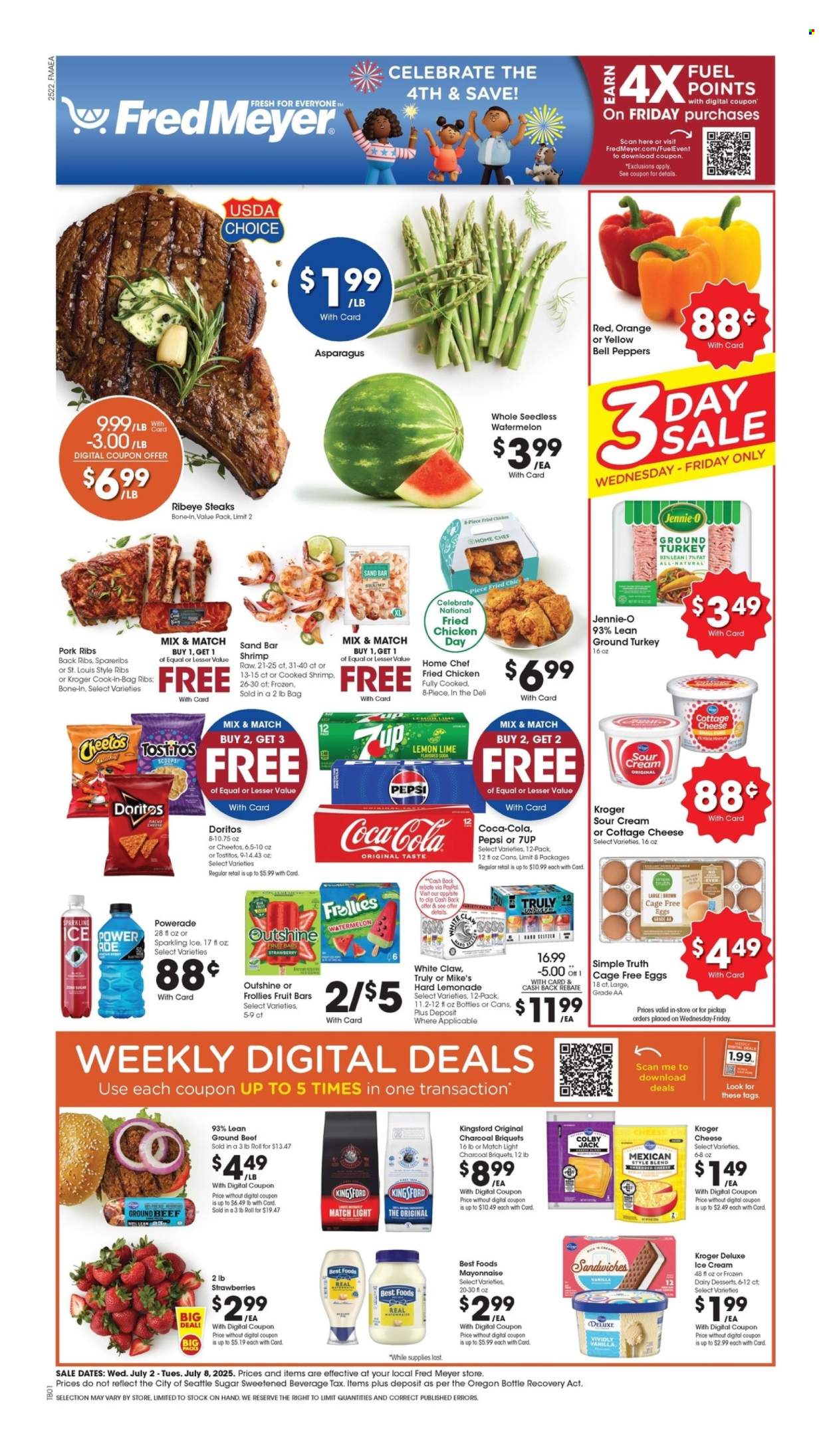 Fred Meyer ad - 07/02/2025 - 07/08/2025. Page 1