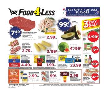 Food 4 Less Flyer - 07/02/2025 - 07/08/2025.