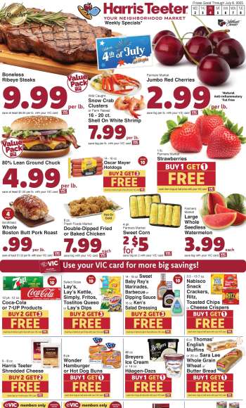 Harris Teeter Flyer - 07/02/2025 - 07/08/2025.