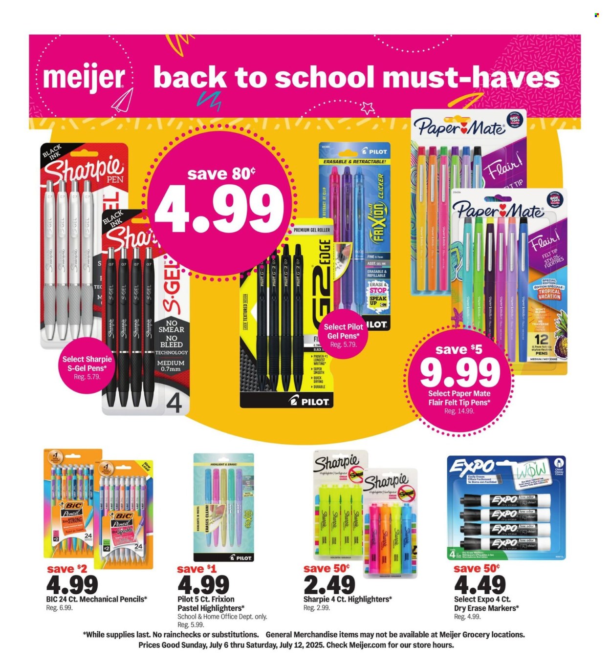 Meijer ad - 07/06/2025 - 07/12/2025. Page 1