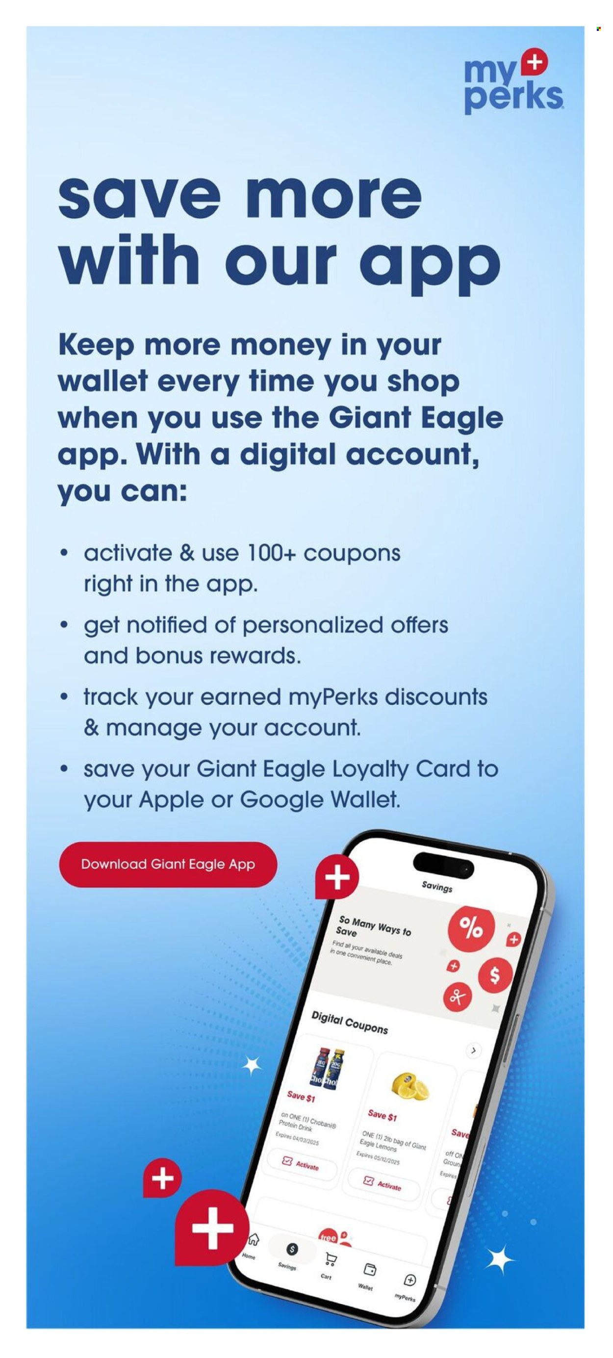 Giant Eagle ad - 07/10/2025 - 07/16/2025. Page 8