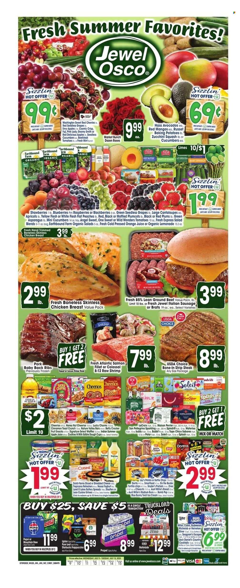 Jewel Osco ad - 07/09/2025 - 07/15/2025. Page 1