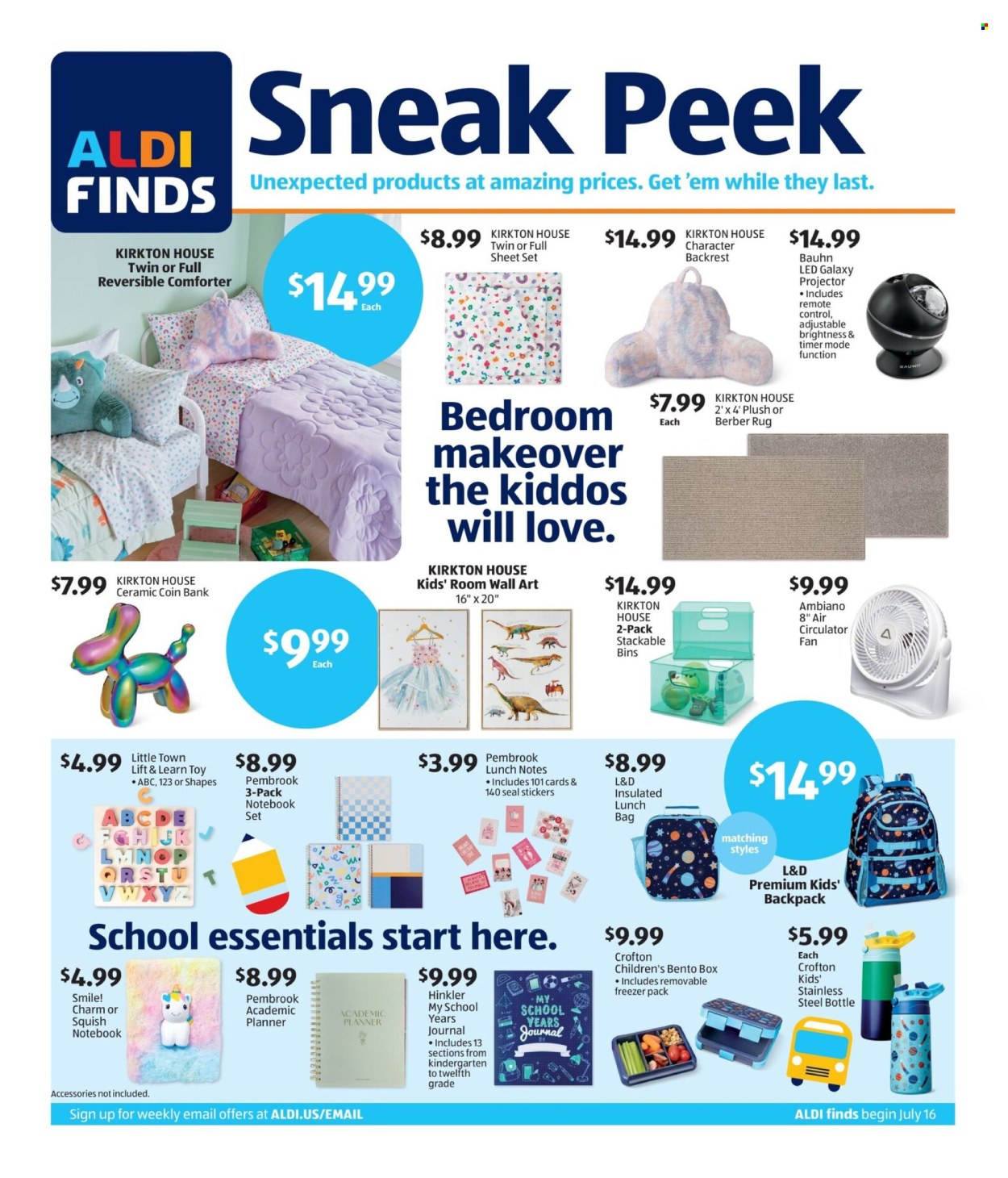 ALDI ad - 07/16/2025 - 07/22/2025. Page 1