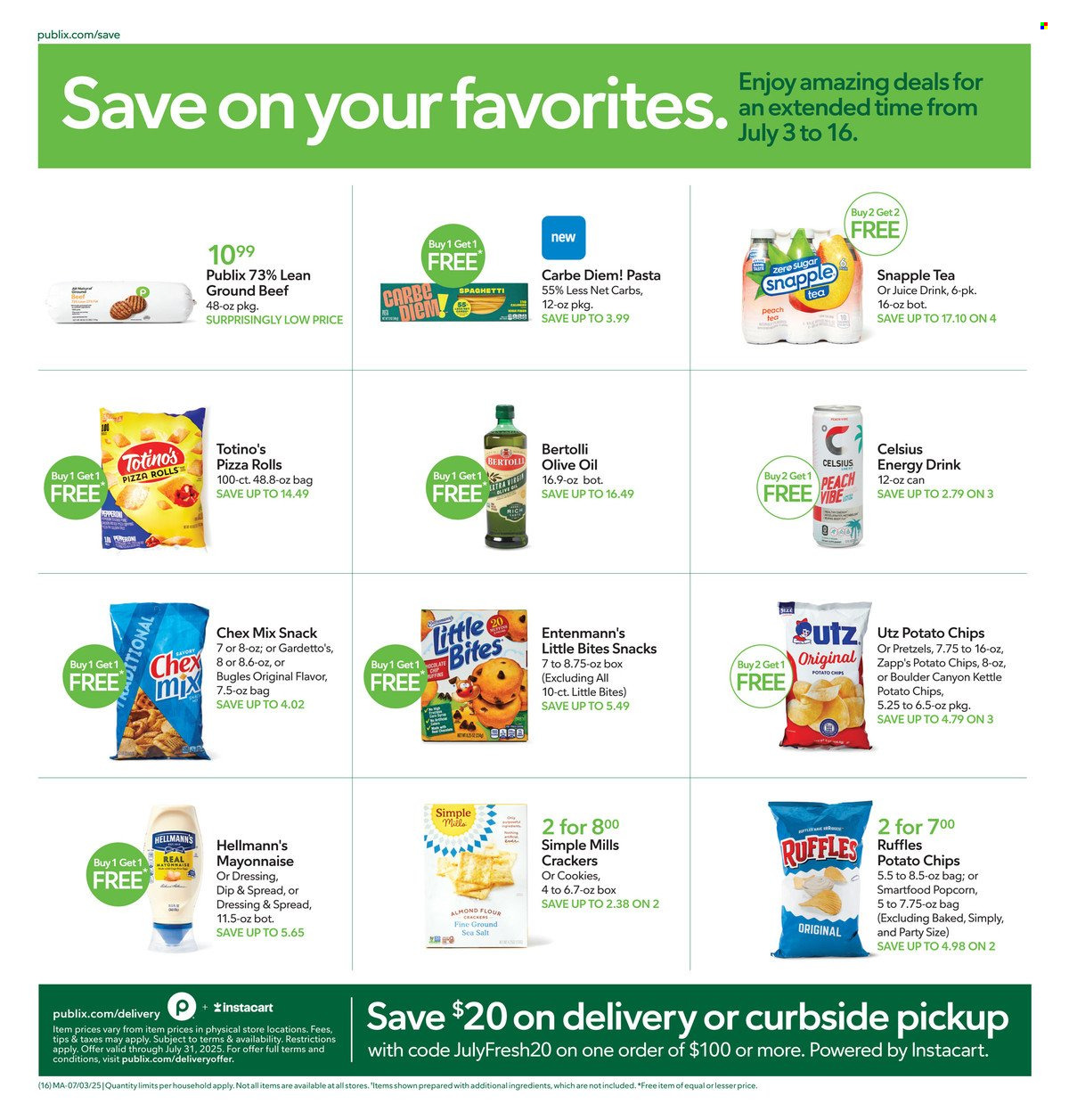 Publix ad - 07/10/2025 - 07/16/2025. Page 17