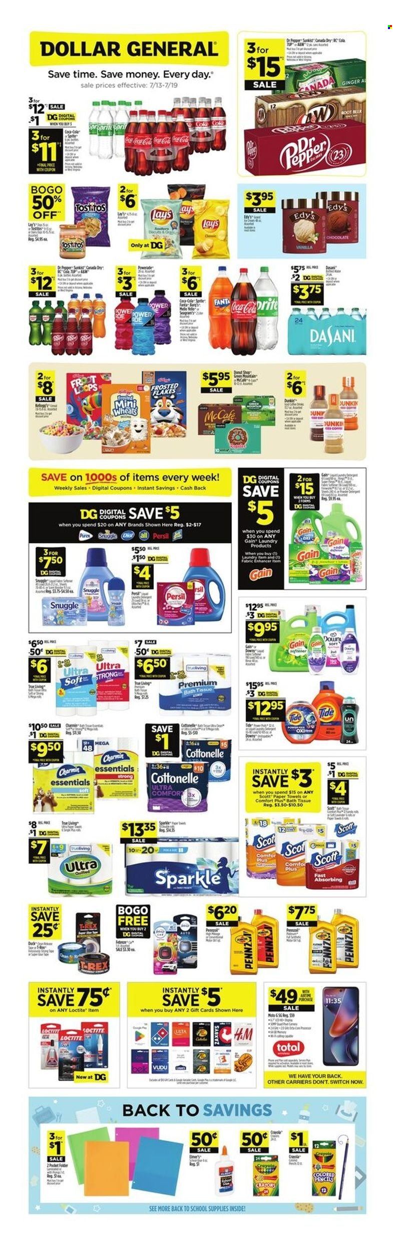 Dollar General ad - 07/13/2025 - 07/19/2025. Page 1