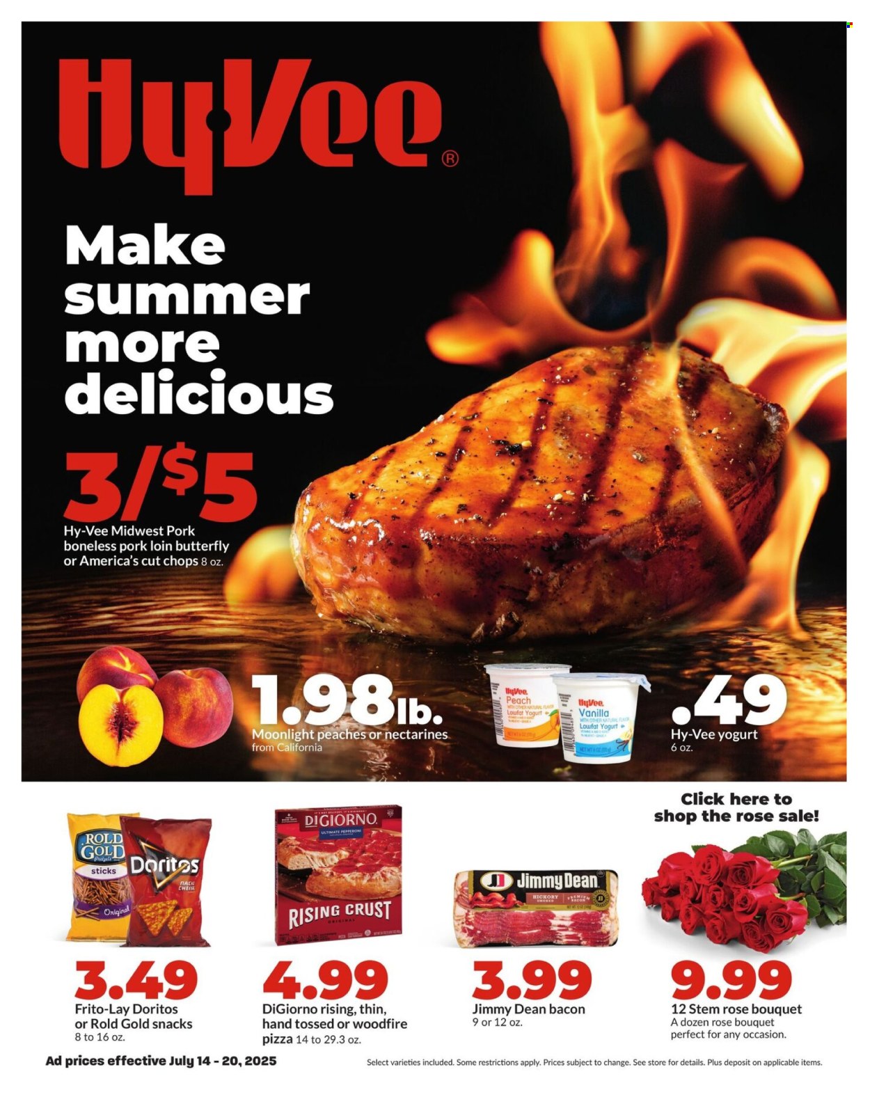 Hy-Vee ad - 07/14/2025 - 07/20/2025. Page 1