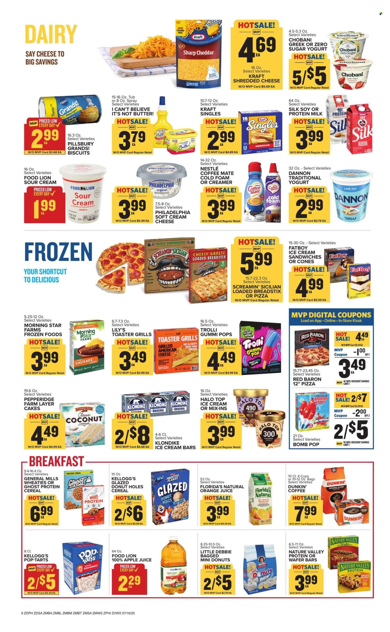 Food Lion ad - 07/16/2025 - 07/22/2025. Page 6