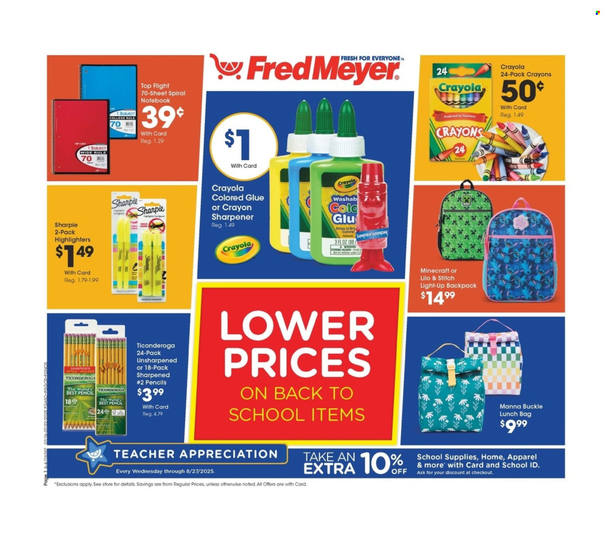 Fred Meyer ad - 07/16/2025 - 07/22/2025. Page 1