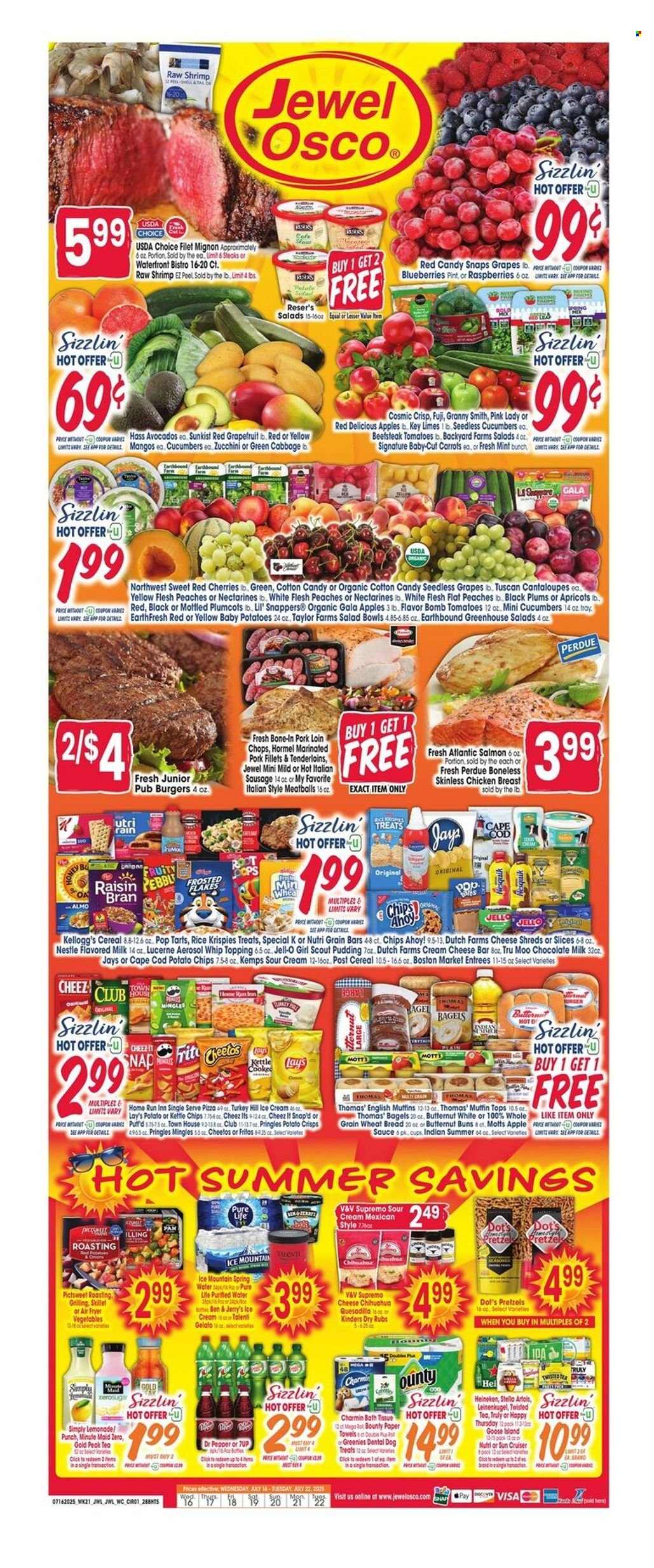 Jewel Osco ad - 07/16/2025 - 07/22/2025. Page 1