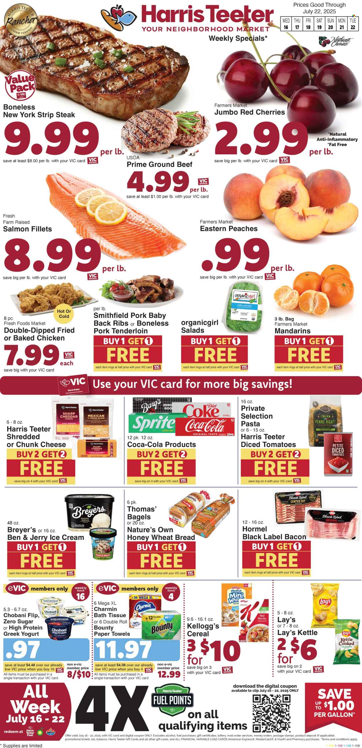 Harris Teeter ad - 07/16/2025 - 07/22/2025. Page 1