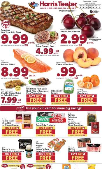 Harris Teeter Flyer - 07/16/2025 - 07/22/2025.