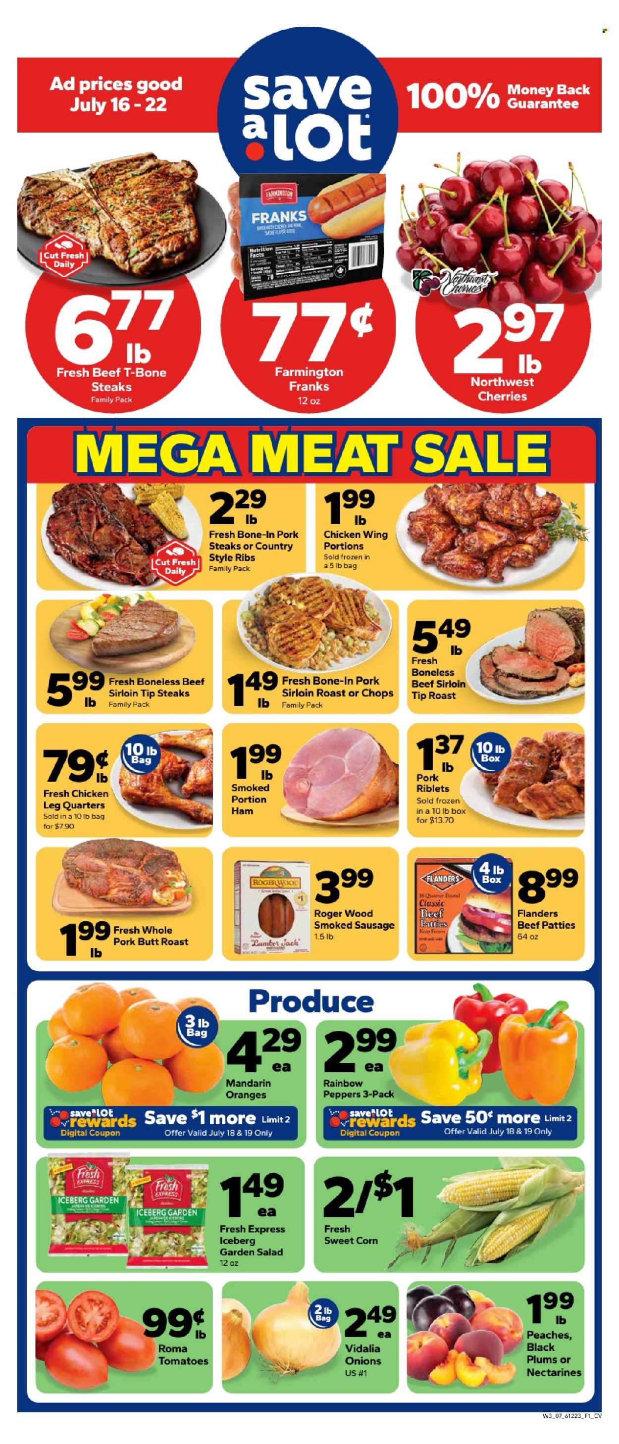 Save a Lot ad - 07/16/2025 - 07/22/2025. Page 1