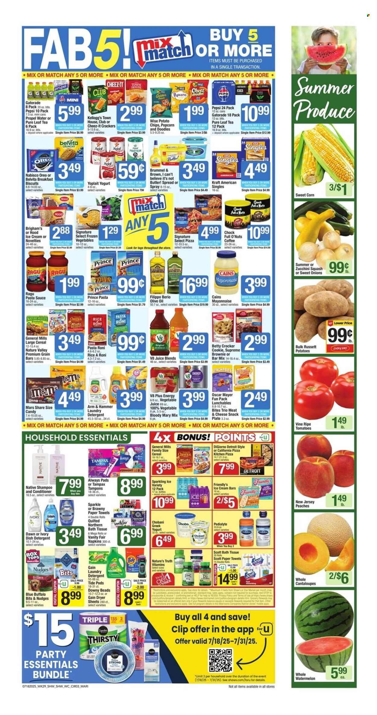 Shaw’s ad - 07/18/2025 - 07/24/2025. Page 5