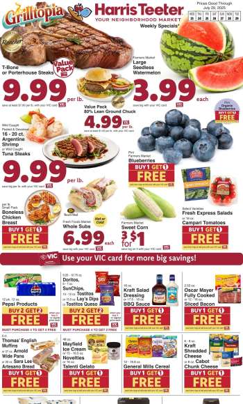 Harris Teeter Flyer - 07/23/2025 - 07/29/2025.