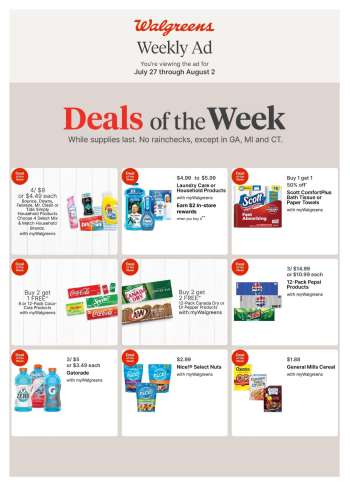Walgreens Flyer - 07/27/2025 - 08/02/2025.