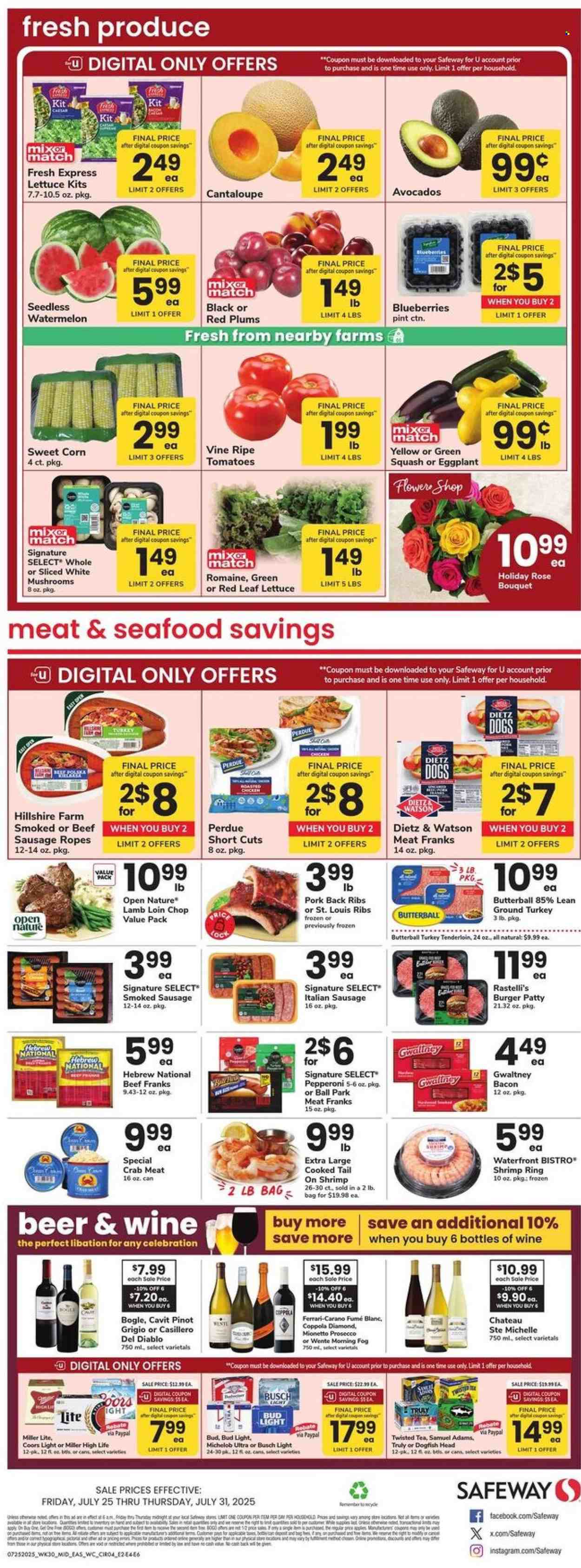 Safeway ad - 07/25/2025 - 07/31/2025. Page 3