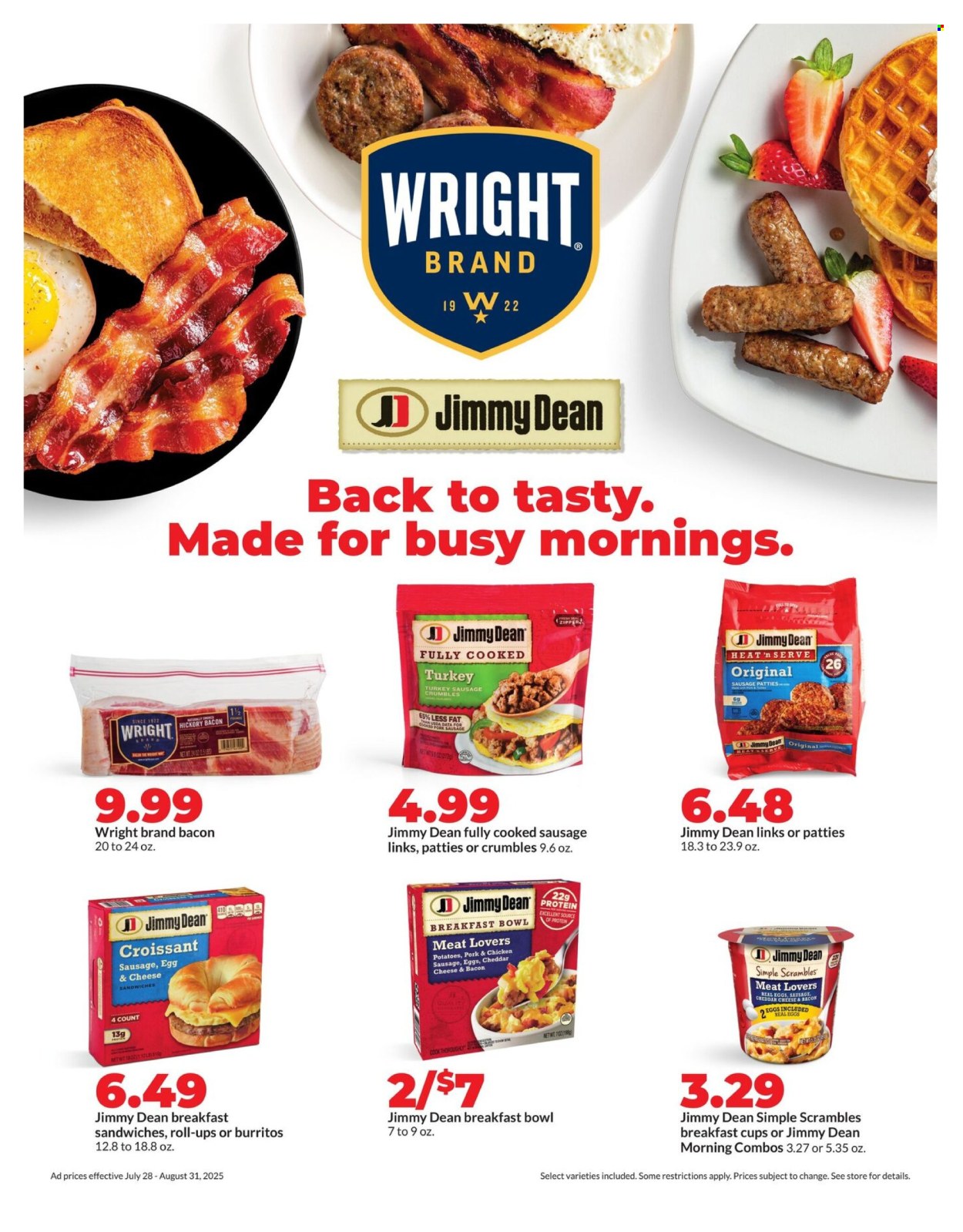 Hy-Vee ad - 07/28/2025 - 08/31/2025. Page 11