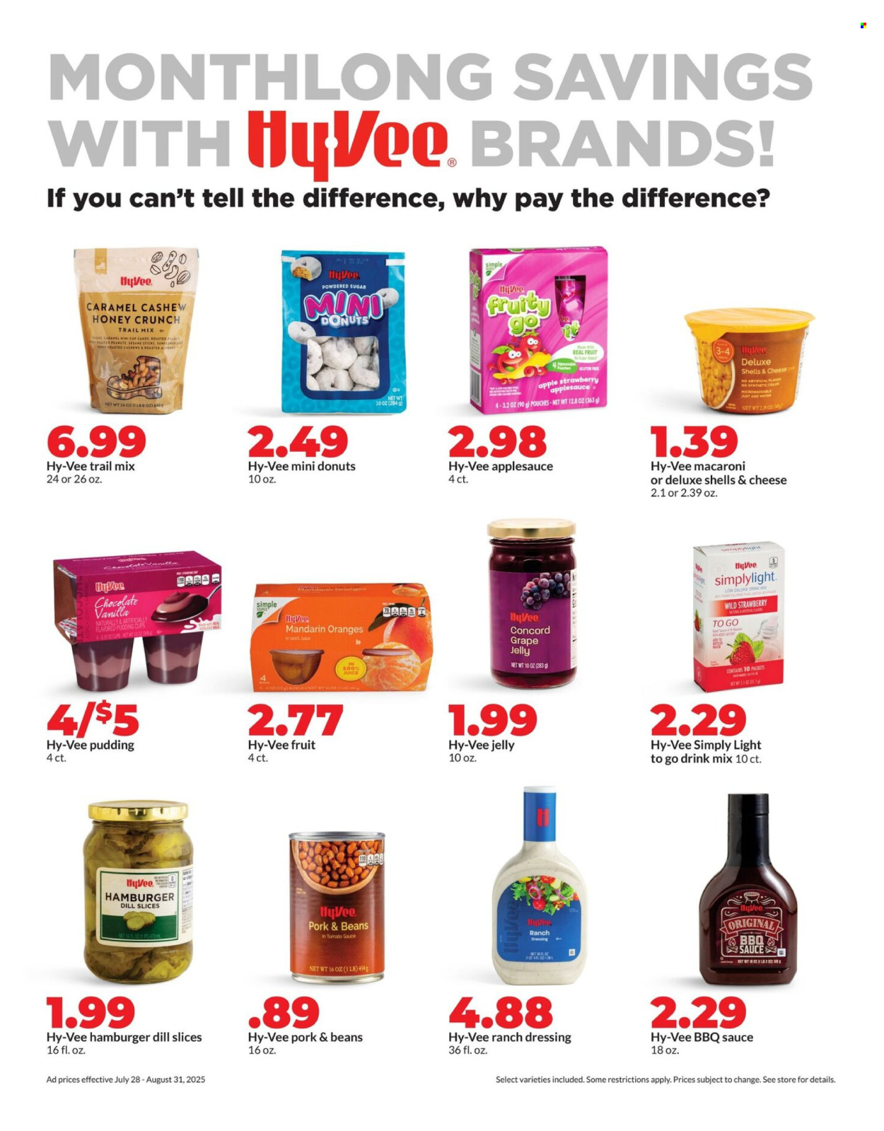 Hy-Vee ad - 07/28/2025 - 08/31/2025. Page 18