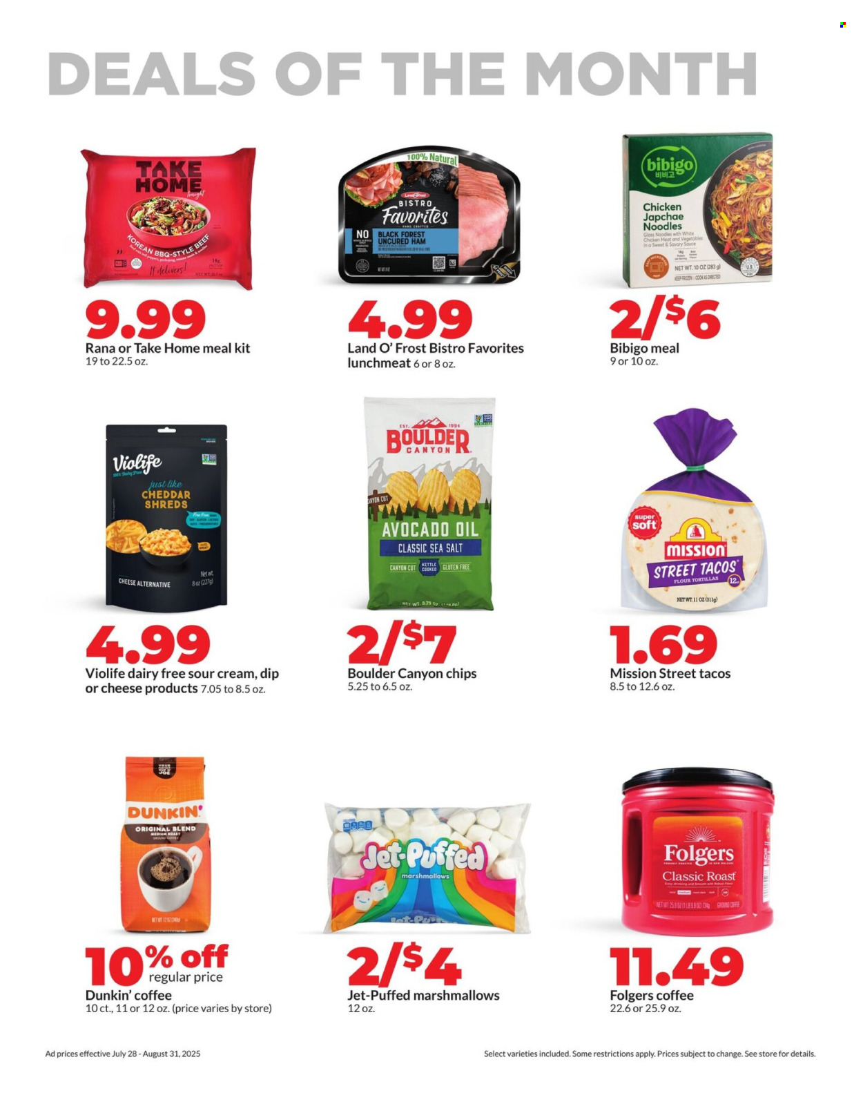 Hy-Vee ad - 07/28/2025 - 08/31/2025. Page 19