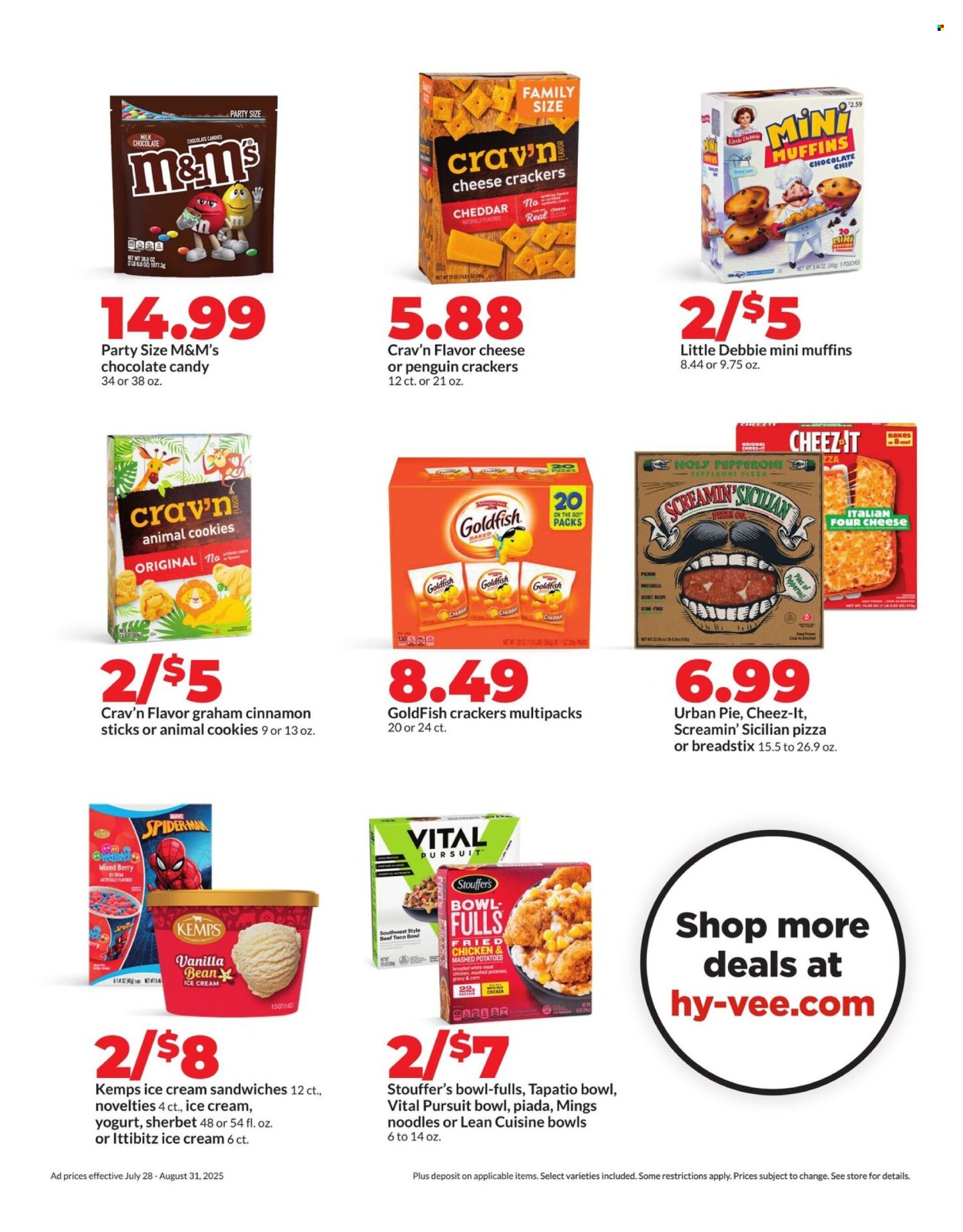 Hy-Vee ad - 07/28/2025 - 08/31/2025. Page 21