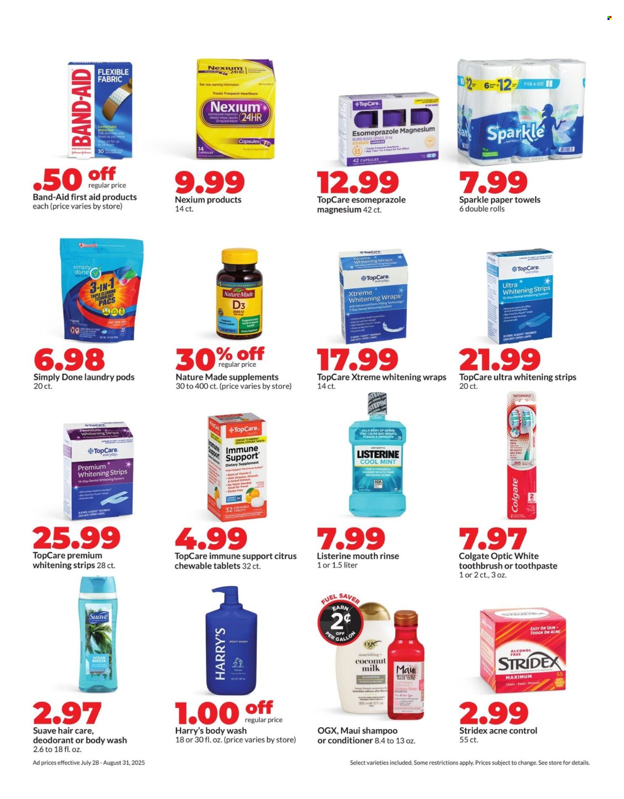 Hy-Vee ad - 07/28/2025 - 08/31/2025. Page 24