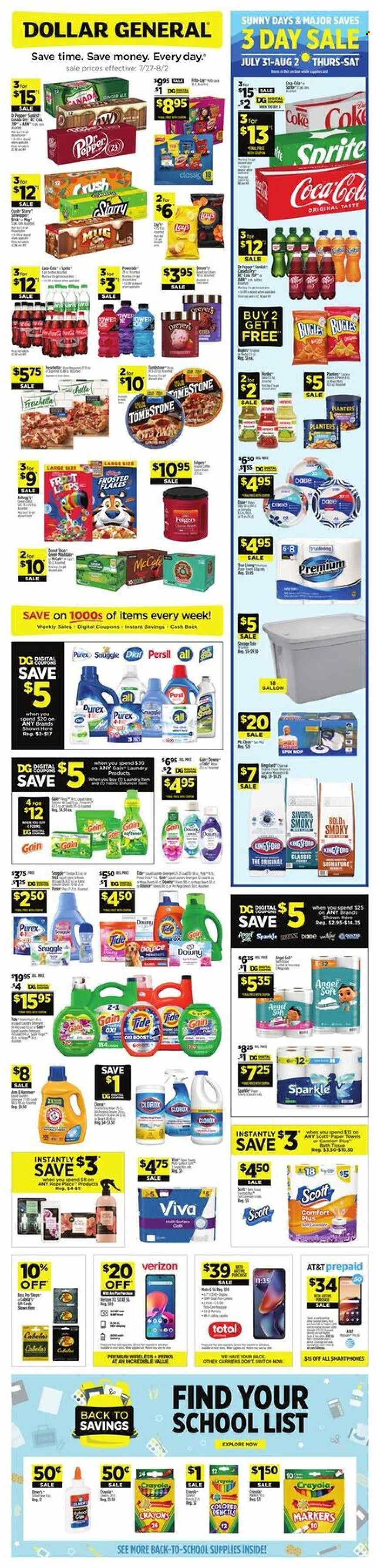 Dollar General ad - 07/27/2025 - 08/02/2025. Page 1