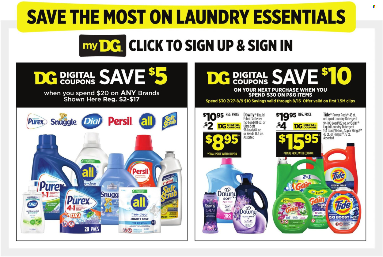 Dollar General ad - 07/27/2025 - 08/02/2025. Page 2