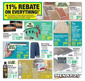 Menards Flyer - 07/30/2025 - 08/10/2025.