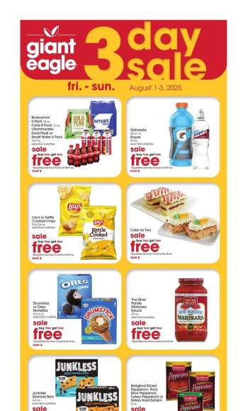 Giant Eagle Flyer - 07/31/2025 - 08/06/2025.
